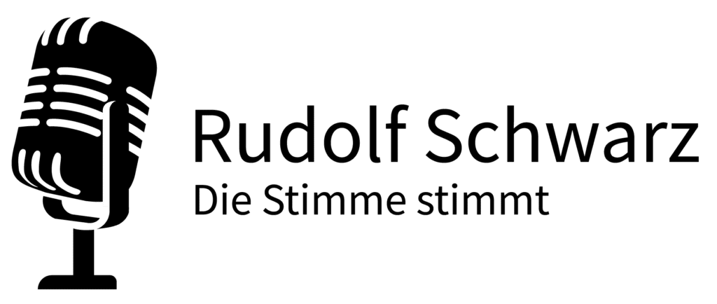 Logo Profiprecher Rudolf Schwarz